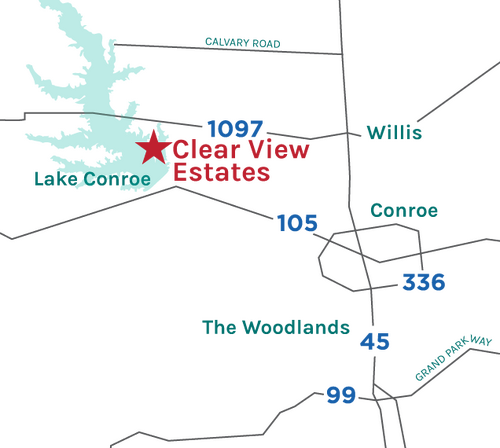 Clear View Estates Map