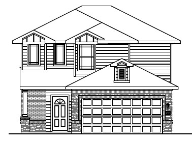 Conroe Home Elevation