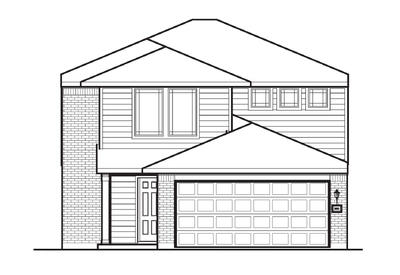 Vail Elevation A - Alt Roof Elevation