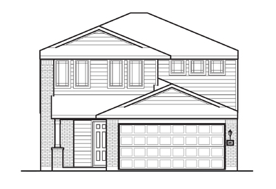 Vail Elevation B - Alt Roof Elevation