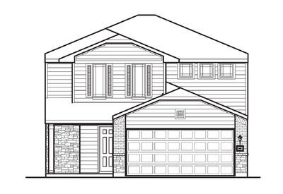 Vail Elevation C - Alt Roof Elevation