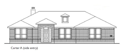 Carter A - Side Entry Elevation