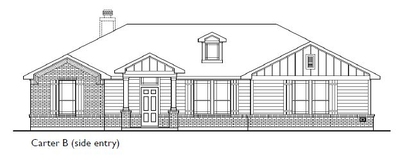 Carter B - Side Entry Elevation