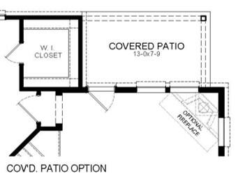 Covered Patio Option Floor Plan