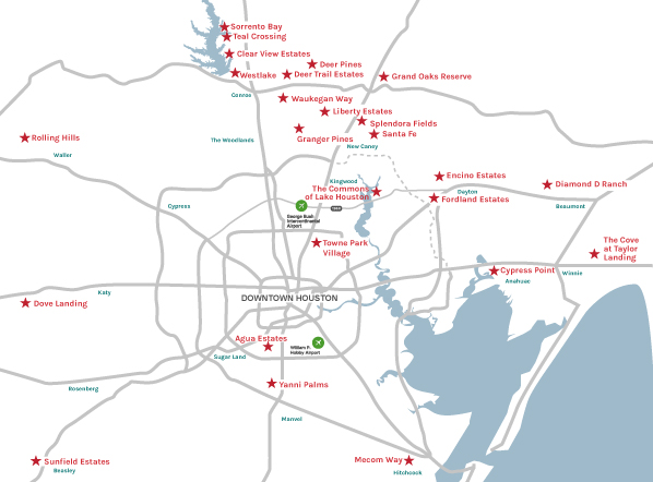 First America Homes Community Map