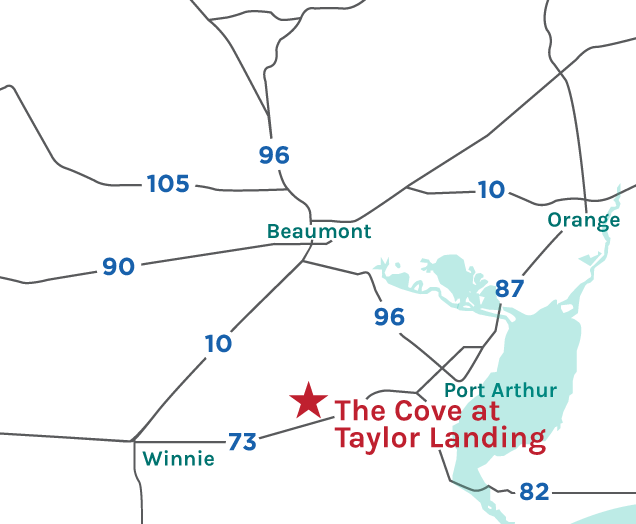 The Coveat Taylor Landing Map
