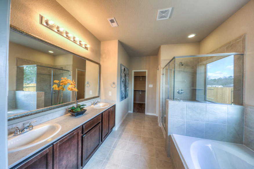 Waukegan Way Model Home Master Bath